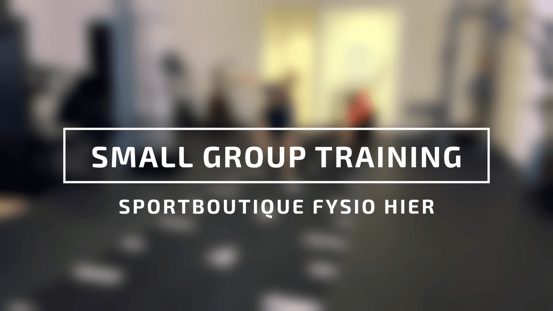Small Group Training